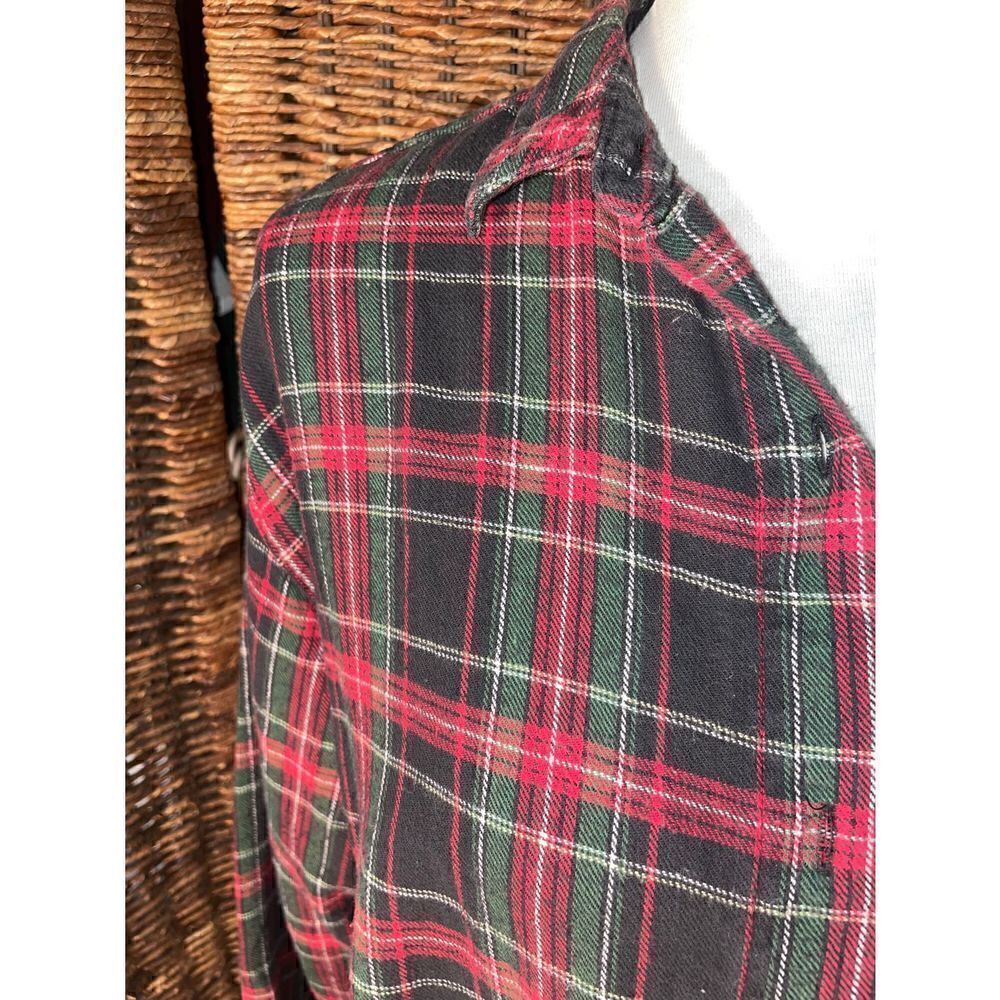 Basic Editions Long-Sleeve Flannel M - Picture 3 of 9